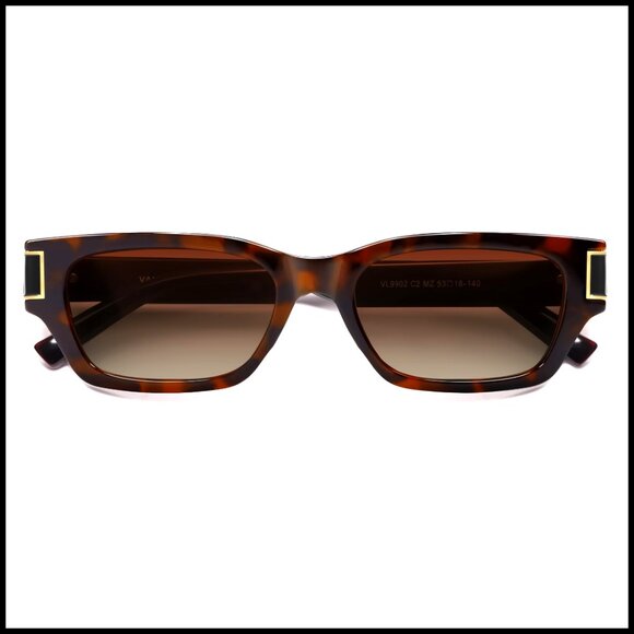 Polarized Square Cat Eye Sunglasses Women Retro Rave Rectangle Shades